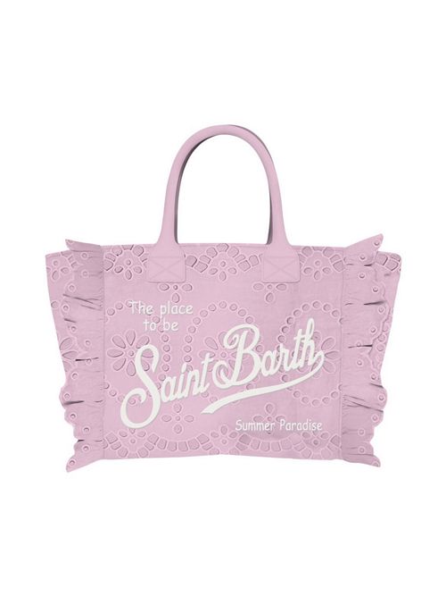 borsa donna colette in sangallo rosa MC2 Saint Barth | COLETTE VOLANT-SANGALLO21